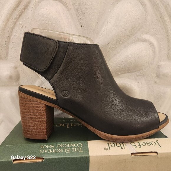 JOSEF SEIBEL Bonnie 09 Leather Peep-Toe Bootie Sandals. NIB. EU 37/US 6-6.5 - Picture 3 of 11